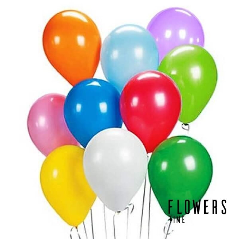 Vienspalvis helio balionas gimtadienio balionai